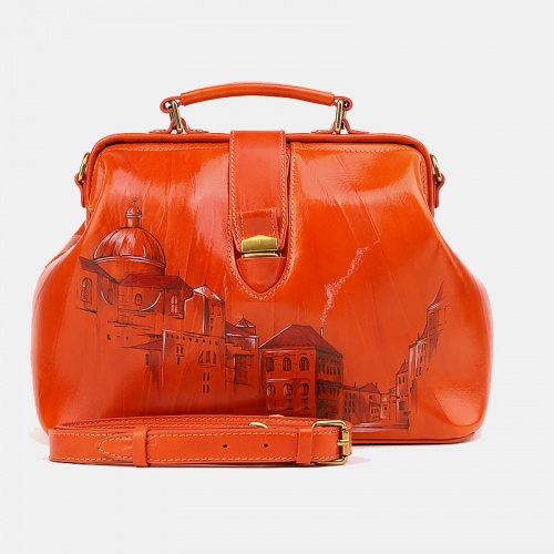 Женская сумка, оранжевая Alexander TS W0023 Orange Оксфорд