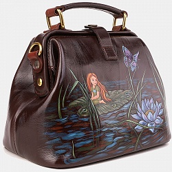 Женская сумка, коричневая Alexander TS W0013 Brown Дюймовочка