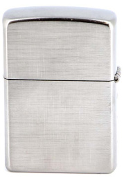 Зажигалка Classic с покр. Brushed Chrome серебристая Zippo 28181 GS