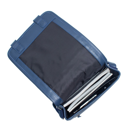 Кожаная сумка через плечо Denston Dark Blue Lakestone 957087/DB
