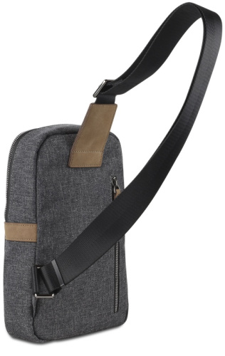 Рюкзак с одним плечевым ремнем BUGATTI Luce, серый 49650149