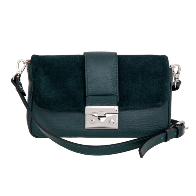 Cумка женская Sergio Belotti 60036 Green velour Napol