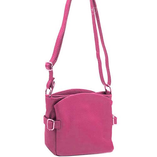 Женская сумка розовая. Натуральная кожа Jane's Story G8080-68