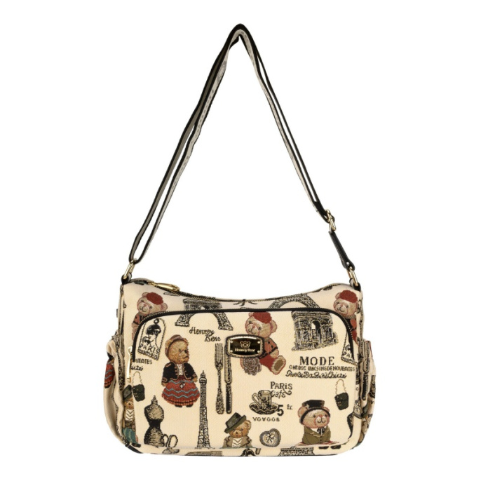 Сумка классическая Henney Bear 101165-19hb-BEIGE