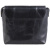 Женская сумка-клатч чёрная с росписью Alexander TS Кубби «Утренняя сова»
