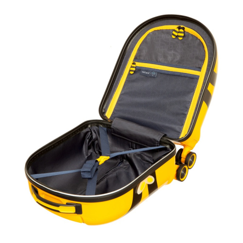 Детский чемодан-тележка, чёрный-желтый Verage GM20056W15 yellow