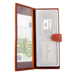 Визитница коньяк Dor. Flinger 31-2-26-625A brown DF