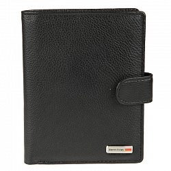 Портмоне с отделом для паспорта черное Gianni Conti 1607481 black