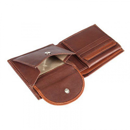Портмоне коричневое Gianni Conti 587450 brown-leather