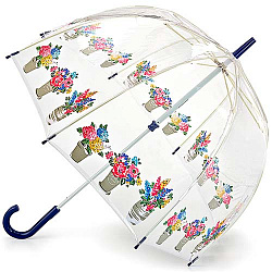 Женский зонт трость Cath Kidston комбинированный Fulton L546-3145 FlowerPots