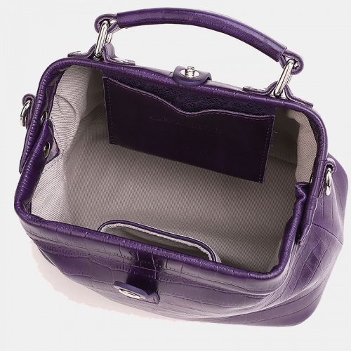 Женская сумка, фиолетовая Alexander TS W0013 Violet Croco