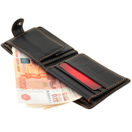 Портмоне горизонтальное чёрное SCHUBERT g045-106/01