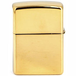 Зажигалка Classic с покр. High Polish Brass золотистая Zippo 254B Zippo stars GS