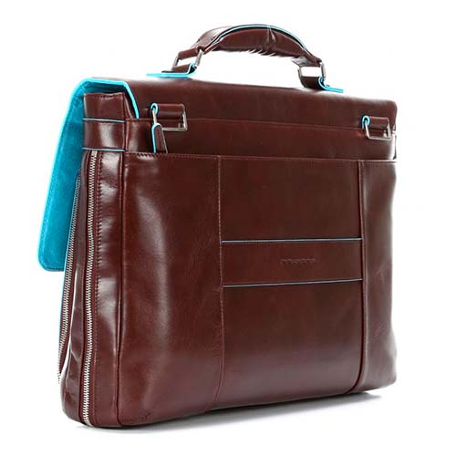 Портфель с одним замком красно-коричневый Piquadro CA3111B2/MO