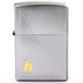 Зажигалка Flame с покр. Satin Chrome серебристая Zippo 205 Zippo Flame GS