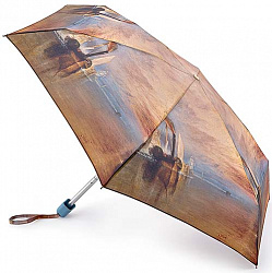 Женский зонт механический коричневый Fulton L794-3418 FightingTemeraire
