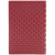 Обложка для паспорта красная. Натуральная кожа Fancy G38-03