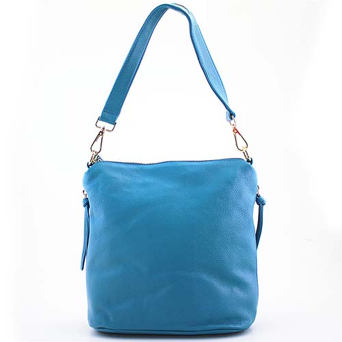 Женская сумка синяя. Натуральная кожа Jane's Story 99-18-82