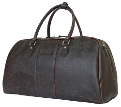 Кожаная дорожная сумка, коричневая Carlo Gattini 4007-02