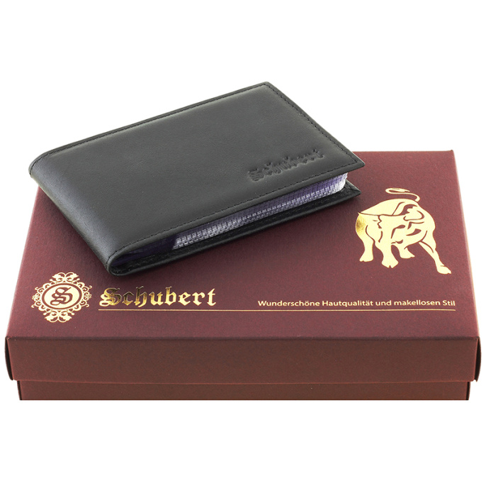 Визитница чёрная SCHUBERT v025-452/01