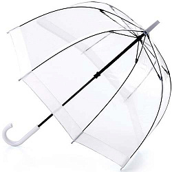 Женский зонт трость Birdcage комбинированный Fulton L041-02 White