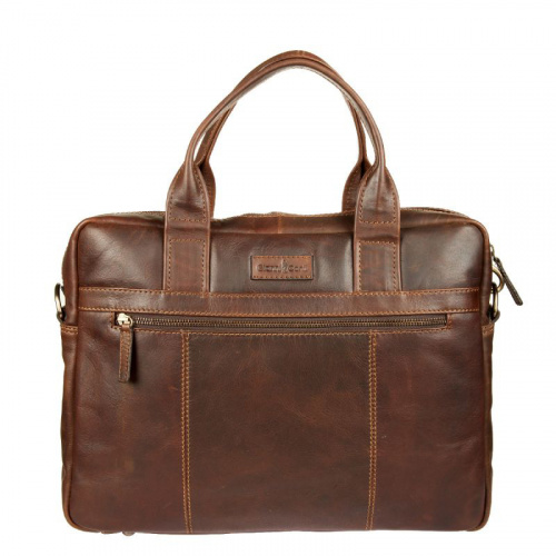 Бизнес-сумка коричневая Gianni Conti 1221266 dark brown