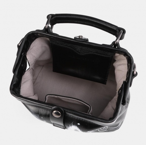 Женская сумка, черная Alexander TS W0013 Black Зверек