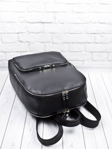 Женский кожаный рюкзак Vicenza Premium black Carlo Gattini 3105-51