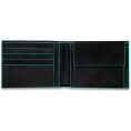 Мужской кошелёк чёрный Piquadro PU257B2R/N