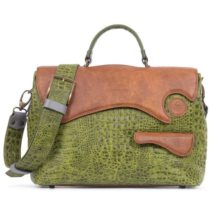 Портфель Voyage Croco в зеленом Ante Kovac