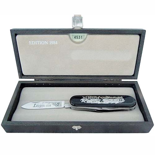 Нож перочинный Laupen коллекционный чёрный Victorinox 1.1984.1 GS