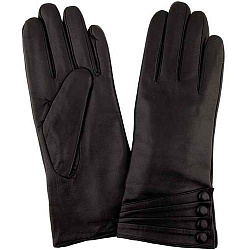 Женские перчатки чёрные Giorgio Ferretti 30031 IK A1 black (7)