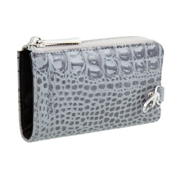 Ключница, серая Sergio Belotti 7404 croco grey