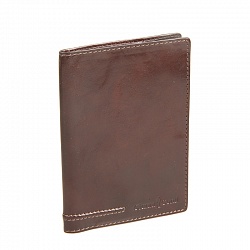 Обложка для паспорта коричневая Gianni Conti 707454 brown