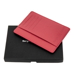 Картхолдер, красный Sergio Belotti 7302 red