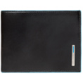 Мужской кошелёк чёрный Piquadro PU257B2R/N