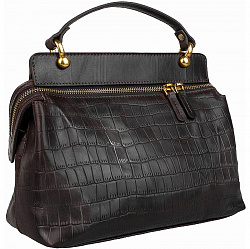 Женская сумка коричневая Alexander TS W0042 Brown Croco