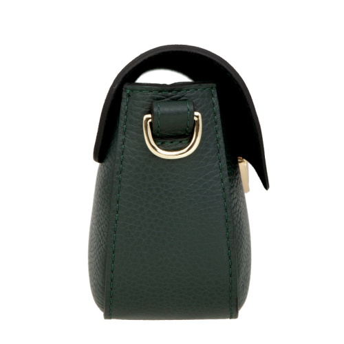 Женская сумка, зеленая Sergio Belotti 60327 green velour