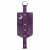 Ключница № 5 «Сова» фиолетовая с росписью Alexander TS