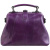 Женская сумка с росписью Alexander TS Фрейм «Прайд. Лев» в фиолетовом