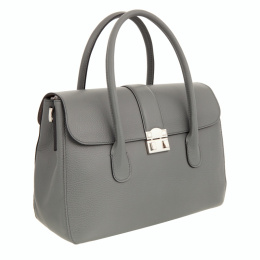 Cумка женская, серая Sergio Belotti 60147 chrome Napoli