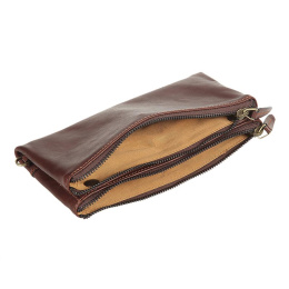 Барсетка коричневая Gianni Conti 912211 dark brown