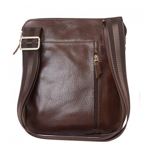 Кожаная мужская сумка, темно-терракотовая Carlo Gattini 5026-94
