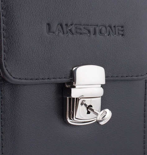 Небольшая кожаная сумка для документов Tormarton Black Lakestone 932021/BL