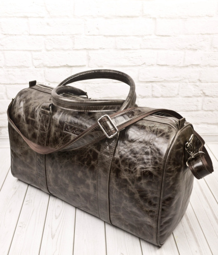 Кожаная дорожная сумка Noffo Premium brown Carlo Gattini 4018-52
