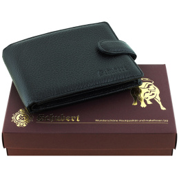 Портмоне горизонтальное чёрное SCHUBERT g010-101/01