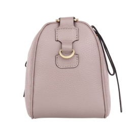 Женская сумка, серая Sergio Belotti 60222 pink-grey velour