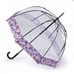 Зонт женский трость комбинированный Fulton L866-4028 DigitalBlossom