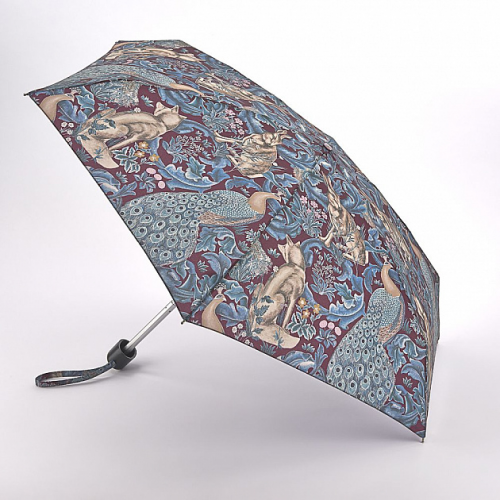Зонт женский механика Morris Co комбинированный Fulton L713-4015 ForestPlum