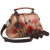 Женская сумка бежевая с росписью Alexander TS Фрейм «Маки на бежевом»